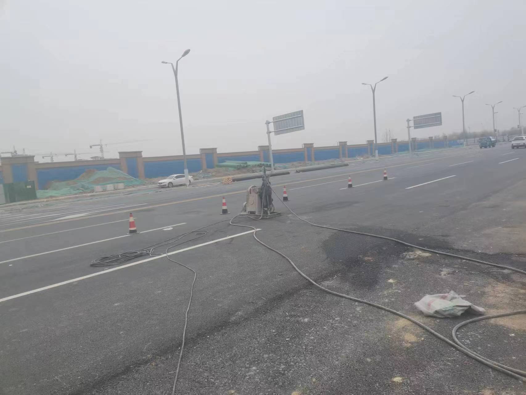 工业园区马路注浆