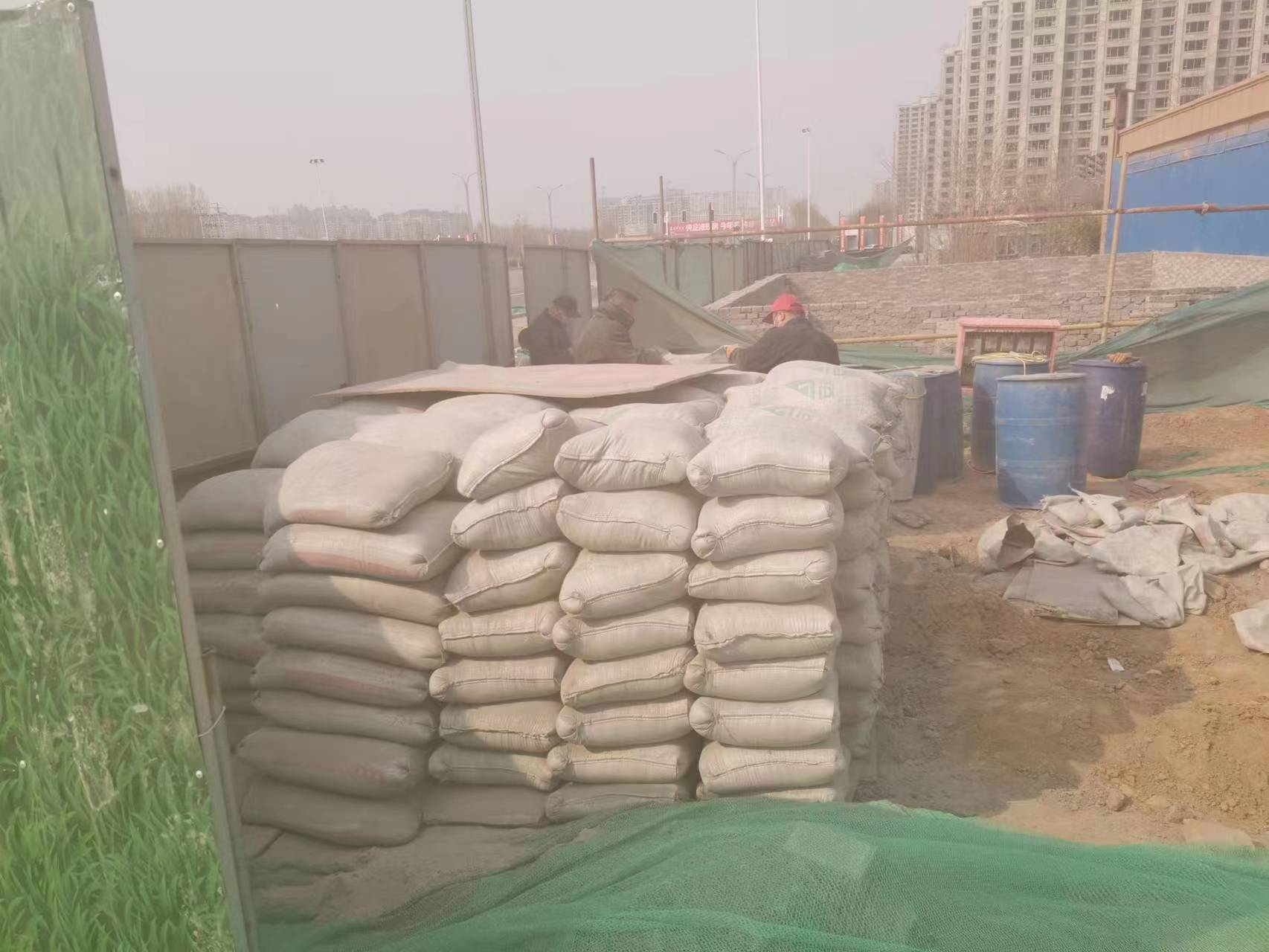 工业园区水泥注浆